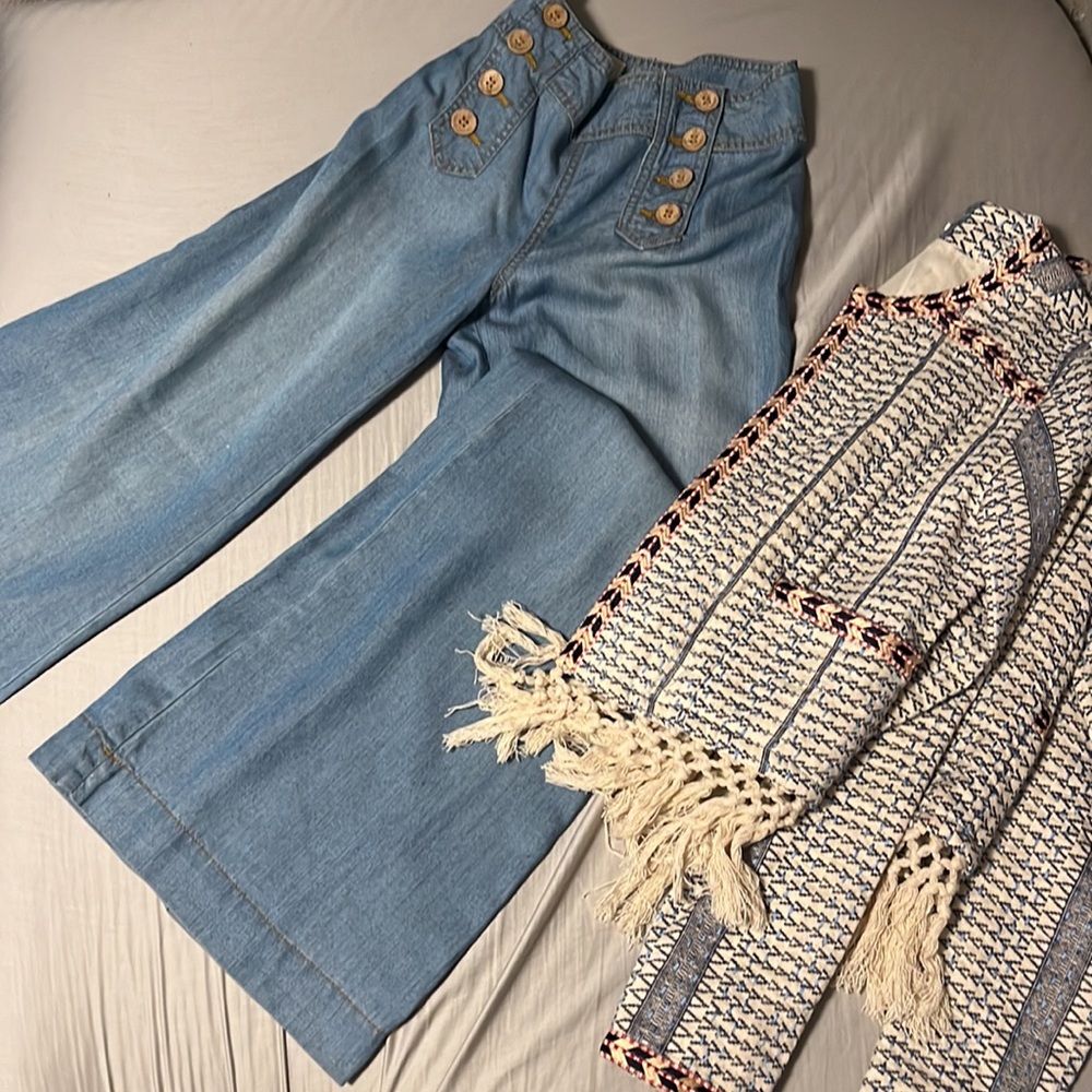 Anthropologie flare pants